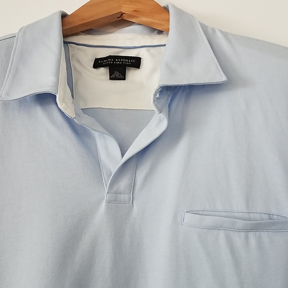 Men's Polo, light blue, XL, haven't been worn